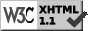 XHTML 1.1